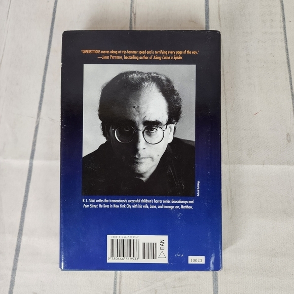 Vintage 1995 R.L. Stine  Hardcover Superstitious First Edition - Picture 4 of 9